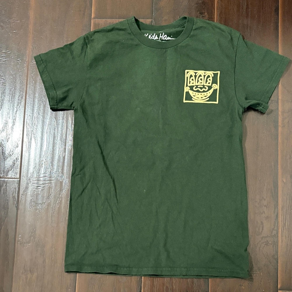 Men's Green Graphic T-Shirt